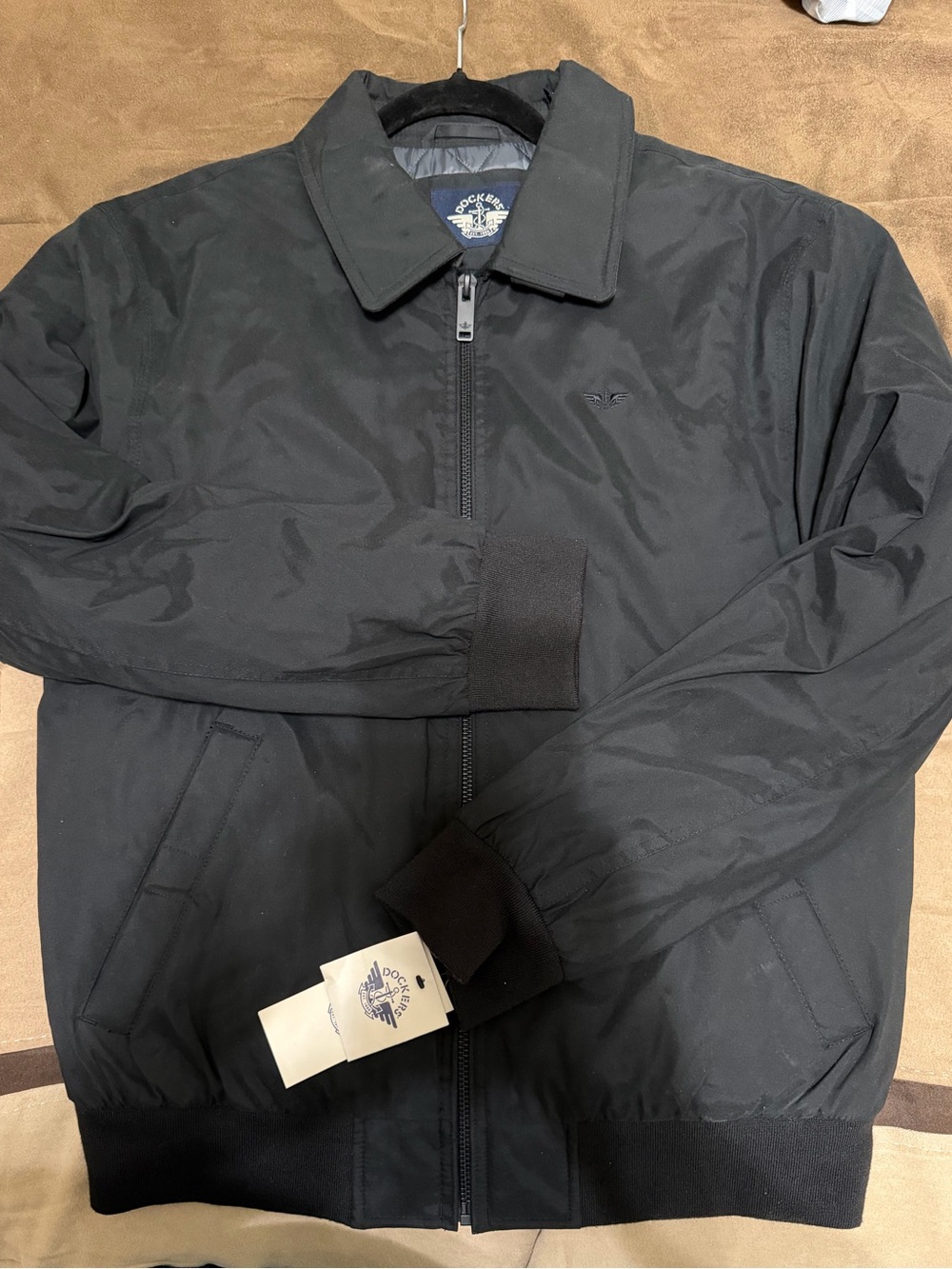 Dockers Black Men's Bomber Jacket